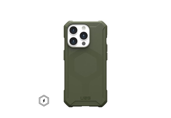 UAG Essential Armor MagSafe Case for iPhone 15 Pro - Olive Drab