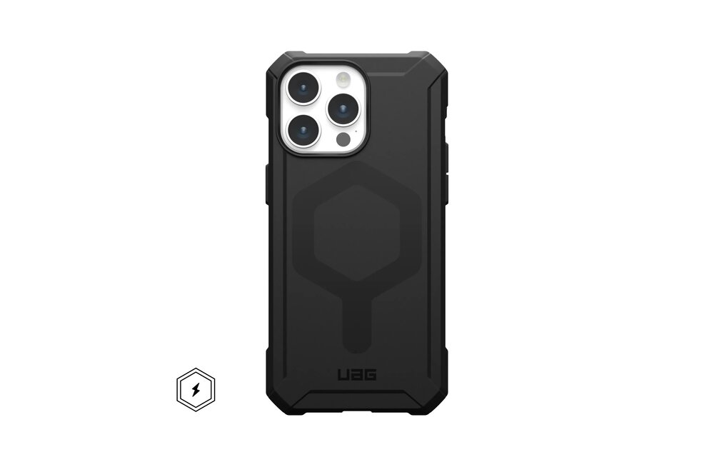 UAG Essential Armor MagSafe Case for iPhone 15 Pro Max - Black