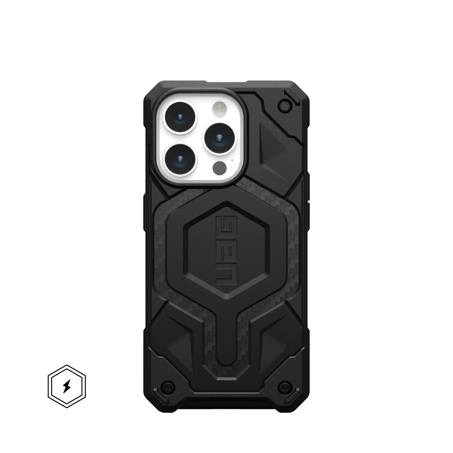 UAG Monarch Pro MagSafe Case for iPhone 15 Pro - Carbon Fiber