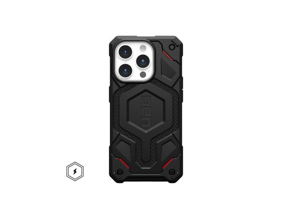 UAG Monarch Pro MagSafe Case for iPhone 15 Pro - Kevlar Black