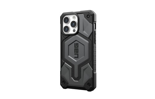 UAG Monarch Pro MagSafe Case for iPhone 15 Pro Max - Silver