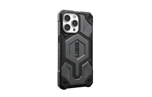 UAG Monarch Pro MagSafe Case for iPhone 15 Pro Max - Silver