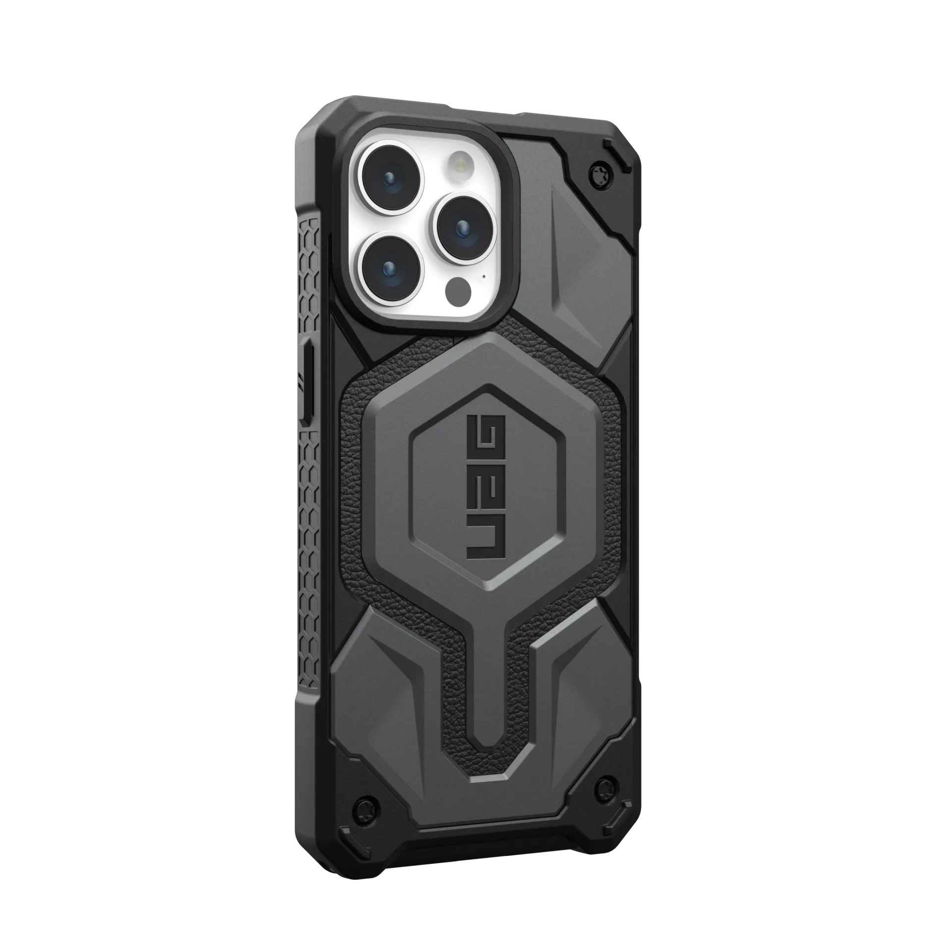 UAG Monarch Pro MagSafe Case for iPhone 15 Pro Max - Silver
