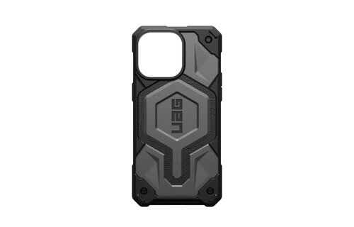 UAG Monarch Pro MagSafe Case for iPhone 15 Pro Max - Silver