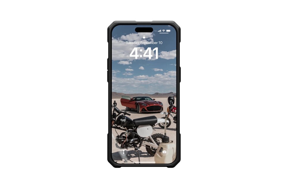 UAG Monarch Pro MagSafe Case for iPhone 15 Pro Max - Silver