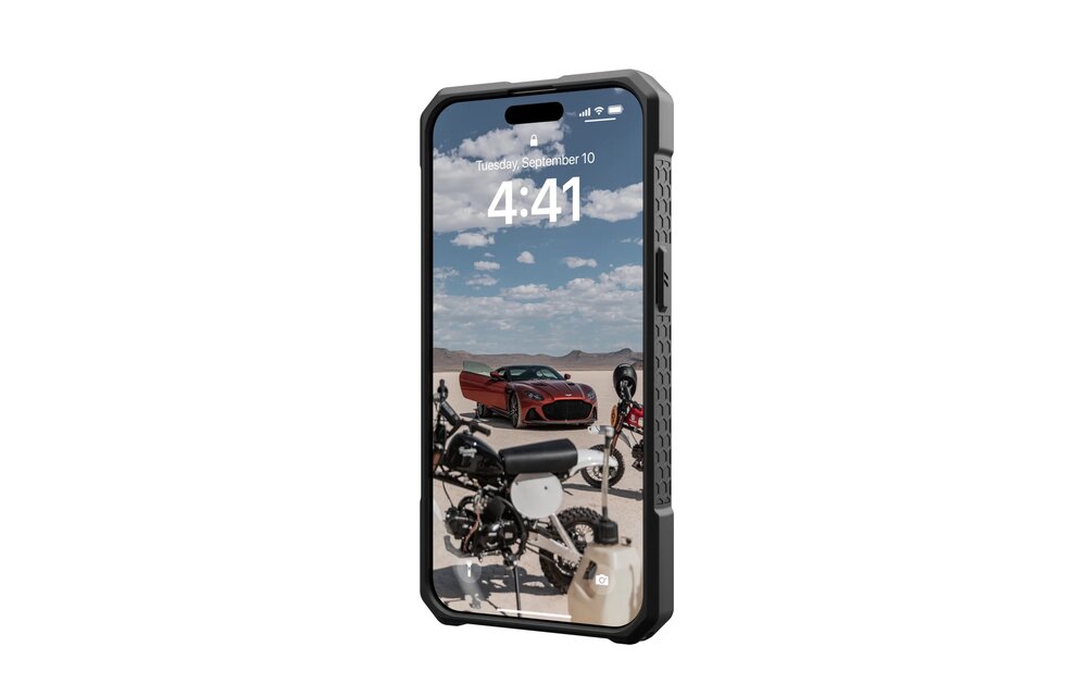 UAG Monarch Pro MagSafe Case for iPhone 15 Pro Max - Silver