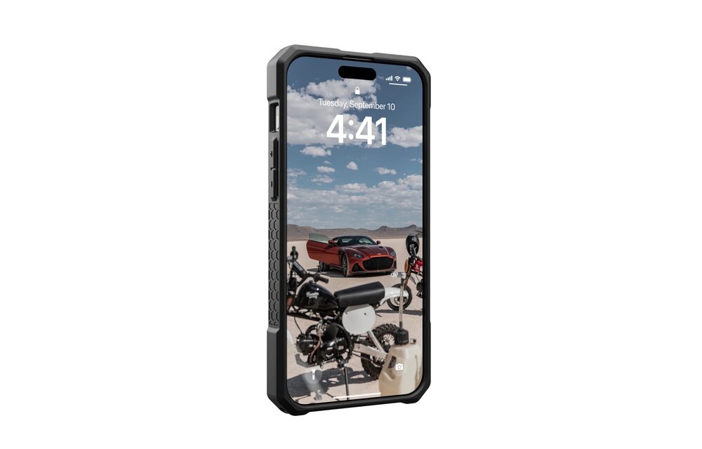 UAG Monarch Pro MagSafe Case for iPhone 15 Pro Max - Silver