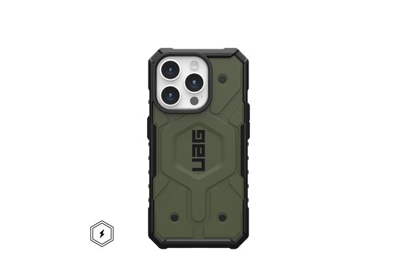 UAG Pathfinder MagSafe Case for iPhone 15 Pro - Olive Drab