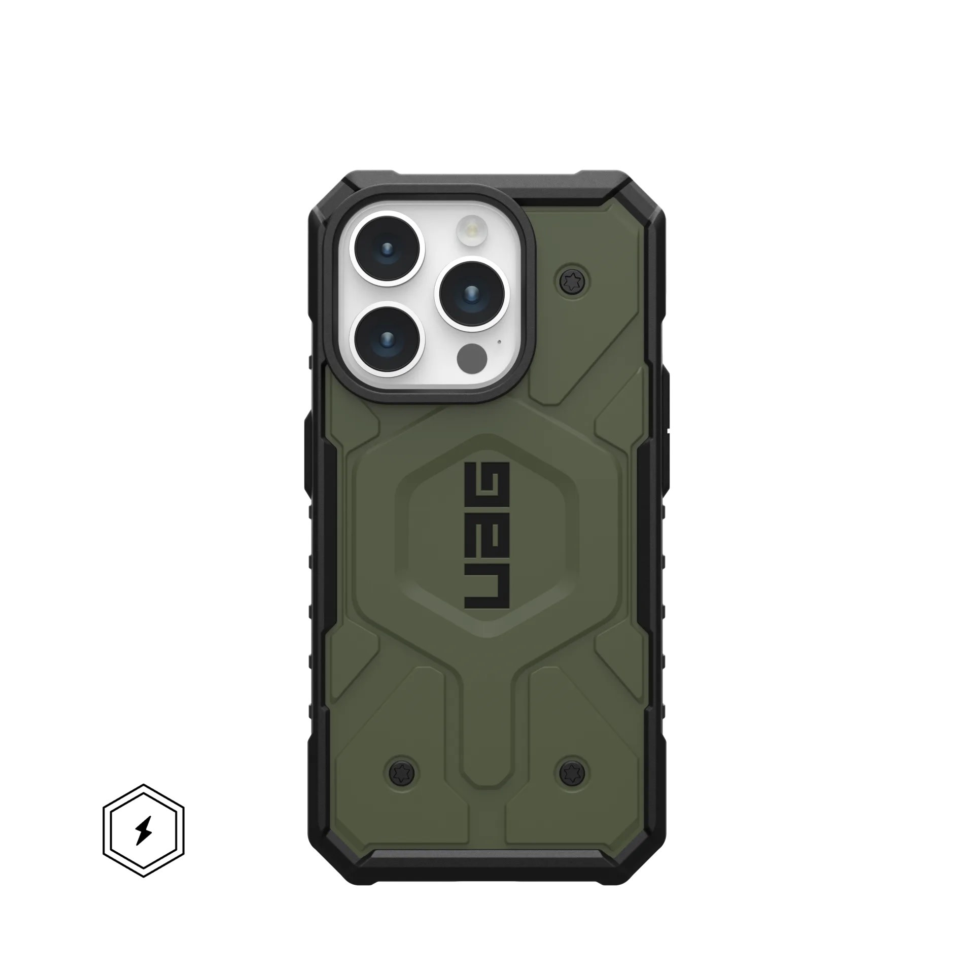 UAG Pathfinder MagSafe Case for iPhone 15 Pro - Olive Drab