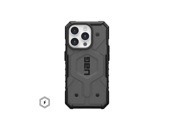 UAG Pathfinder MagSafe Case for iPhone 15 Pro - Silver
