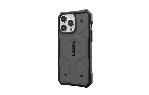 UAG Pathfinder MagSafe Case for iPhone 15 Pro Max - Silver