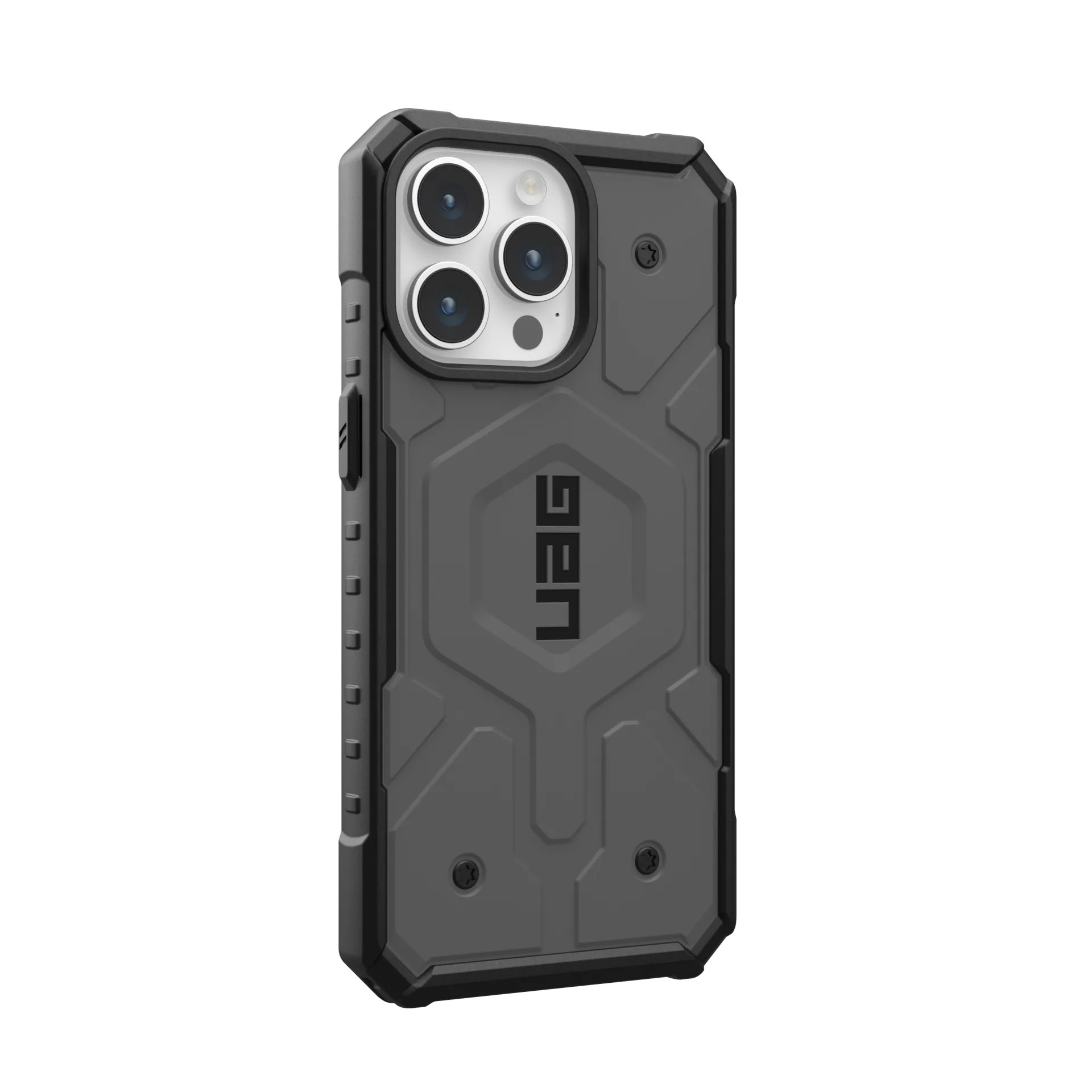 UAG Pathfinder MagSafe Case for iPhone 15 Pro Max - Silver