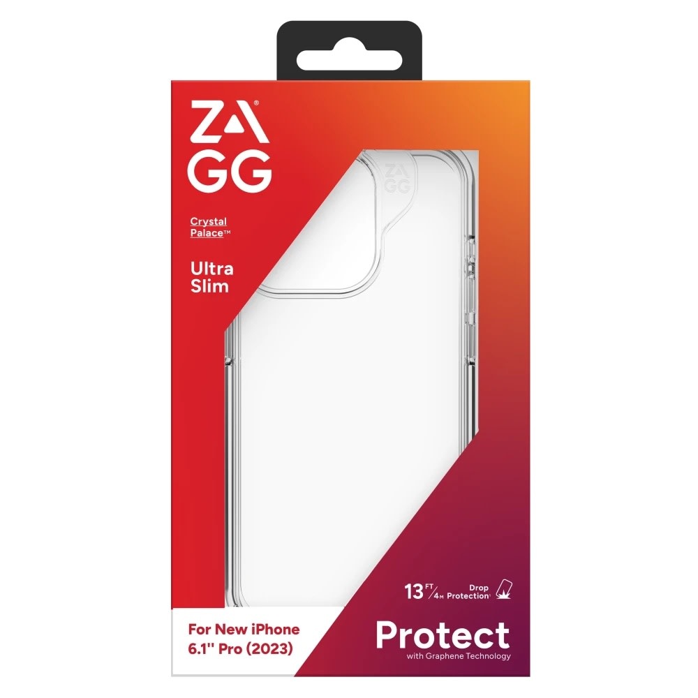 ZAGG Crystal Palace Case for iPhone 15 Pro Max - Clear