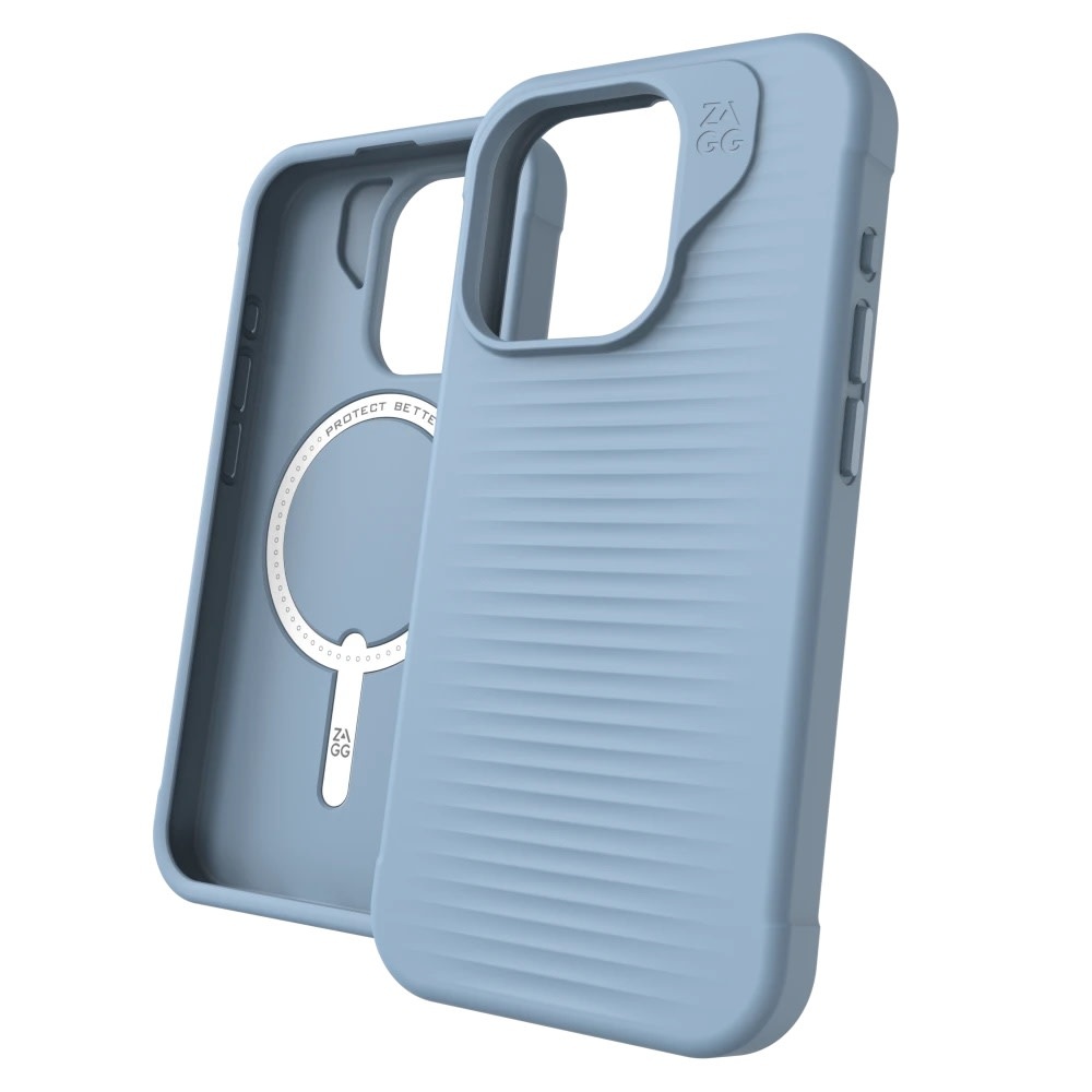 ZAGG Luxe Snap MagSafe Case for iPhone 15 Pro - Blue