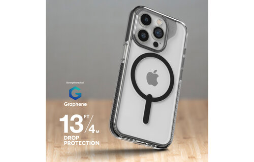 ZAGG Santa Cruz Snap MagSafe Case for iPhone 15 Pro Max - Black