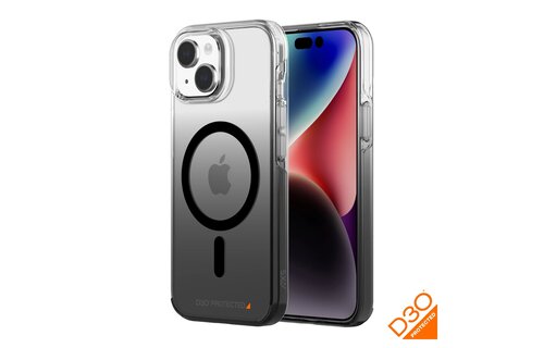 Axessorize Crystal Shield MagSafe Case for iPhone 13/14 / iPhone 15 - Smoke Gradient