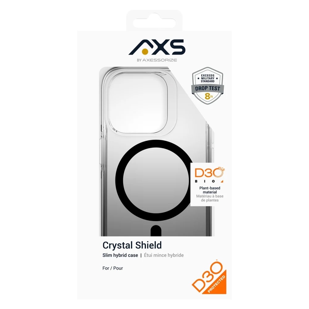 Axessorize Crystal Shield MagSafe Case for iPhone 15 Pro - Smoke Gradient