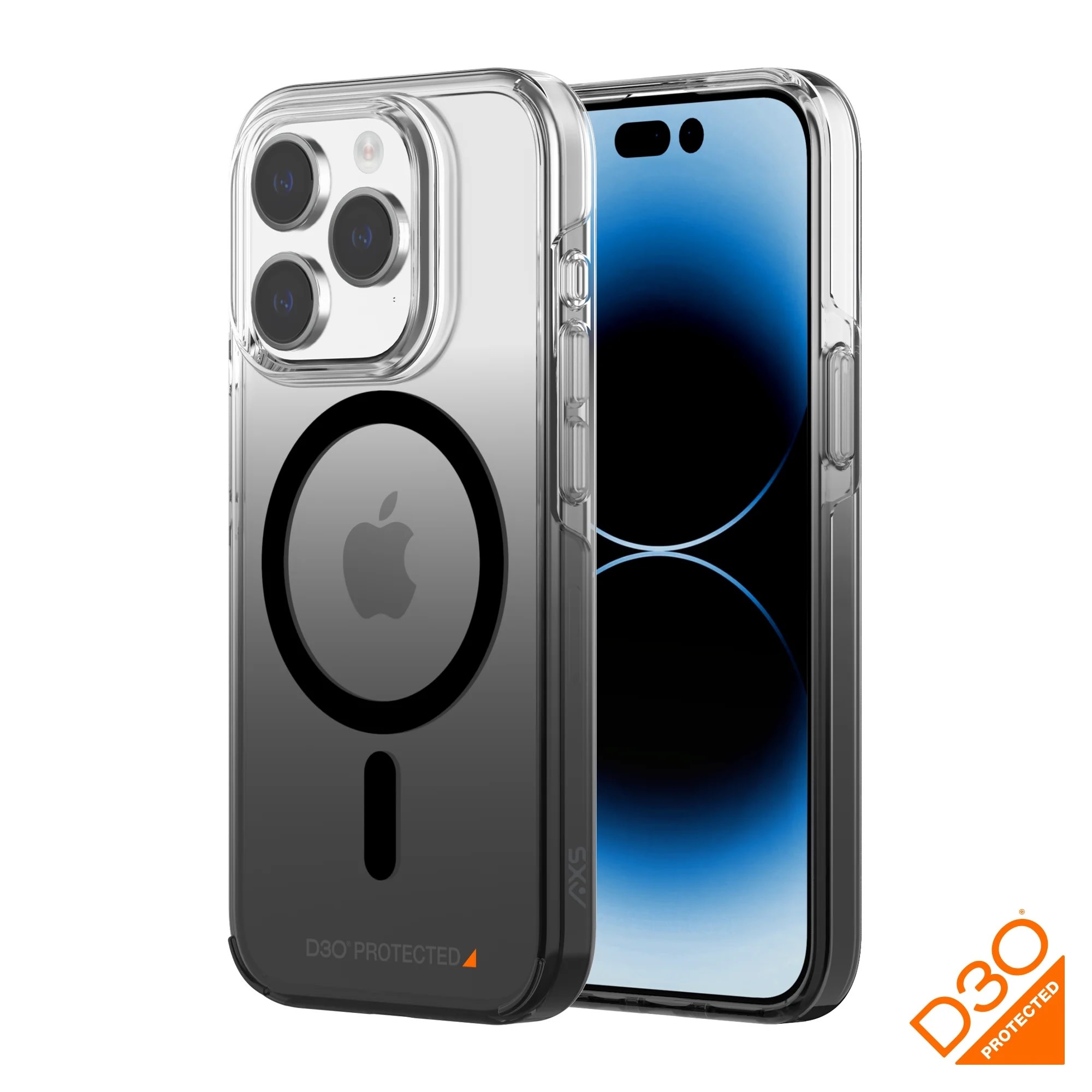 Axessorize Crystal Shield MagSafe Case for iPhone 15 Pro Max - Smoke Gradient