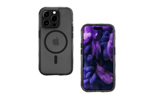 LAUT Crystal Matter X MagSafe Case for iPhone 15 Pro Max - Black Crystal