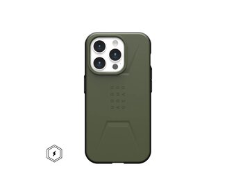 UAG Civilian MagSafe Case for iPhone 15 Pro - Olive Drab