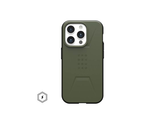 UAG Civilian MagSafe Case for iPhone 15 Pro - Olive Drab
