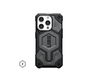 UAG Monarch Pro MagSafe Case for iPhone 15 Pro - Silver