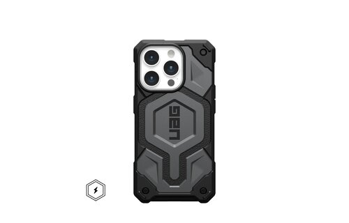 UAG Monarch Pro MagSafe Case for iPhone 15 Pro - Silver