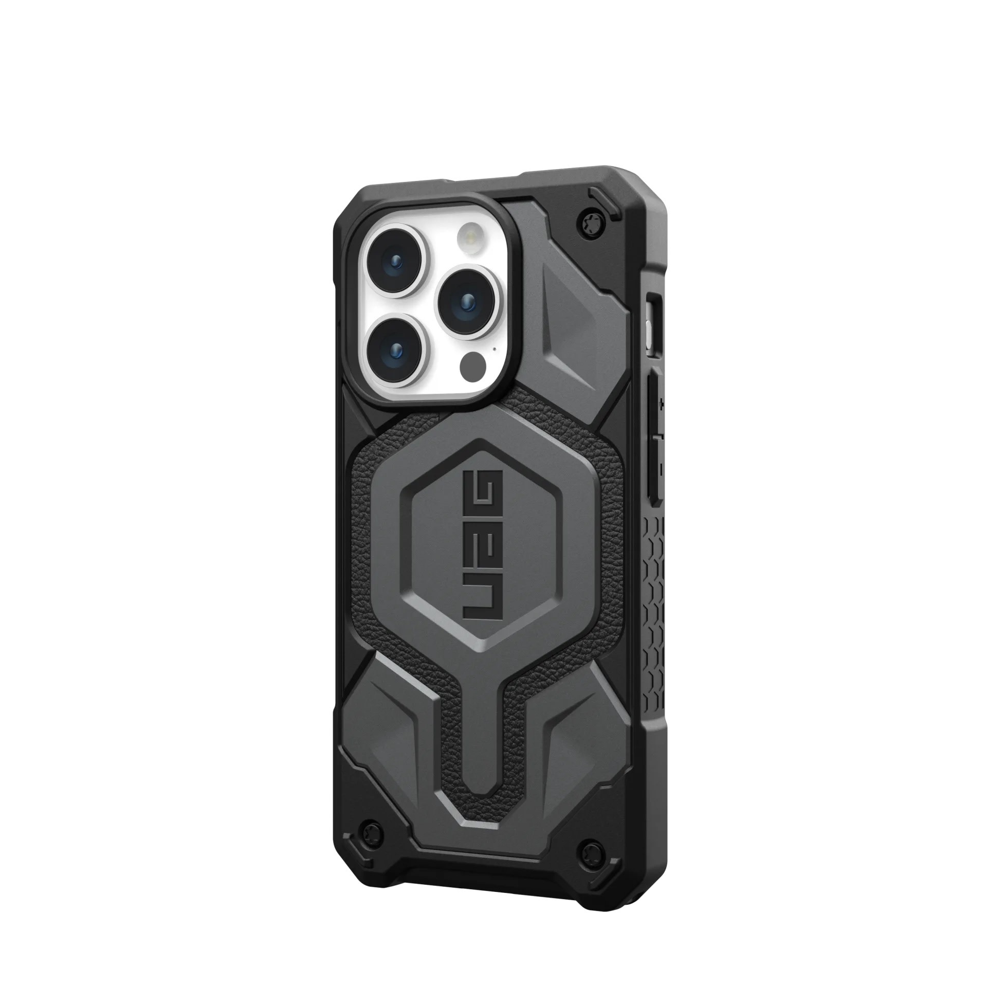 UAG Monarch Pro MagSafe Case for iPhone 15 Pro - Silver