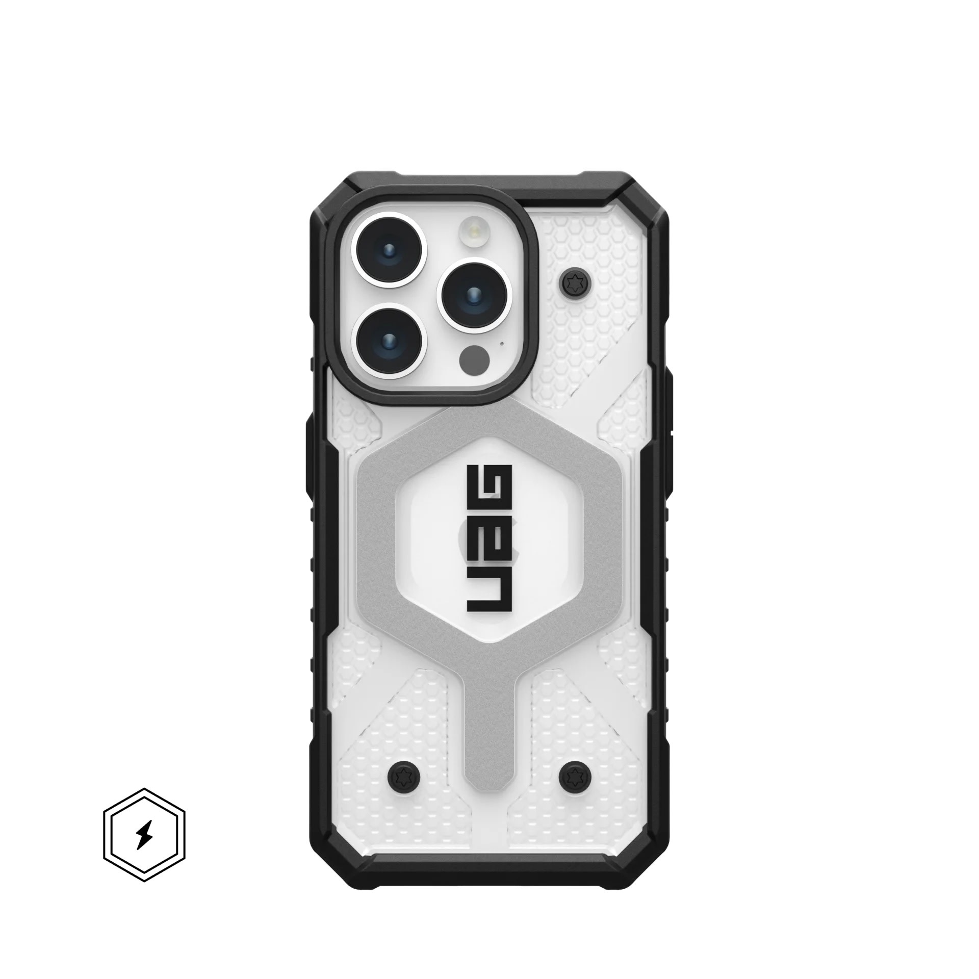 UAG Pathfinder MagSafe Case for iPhone 15 Pro - Ice