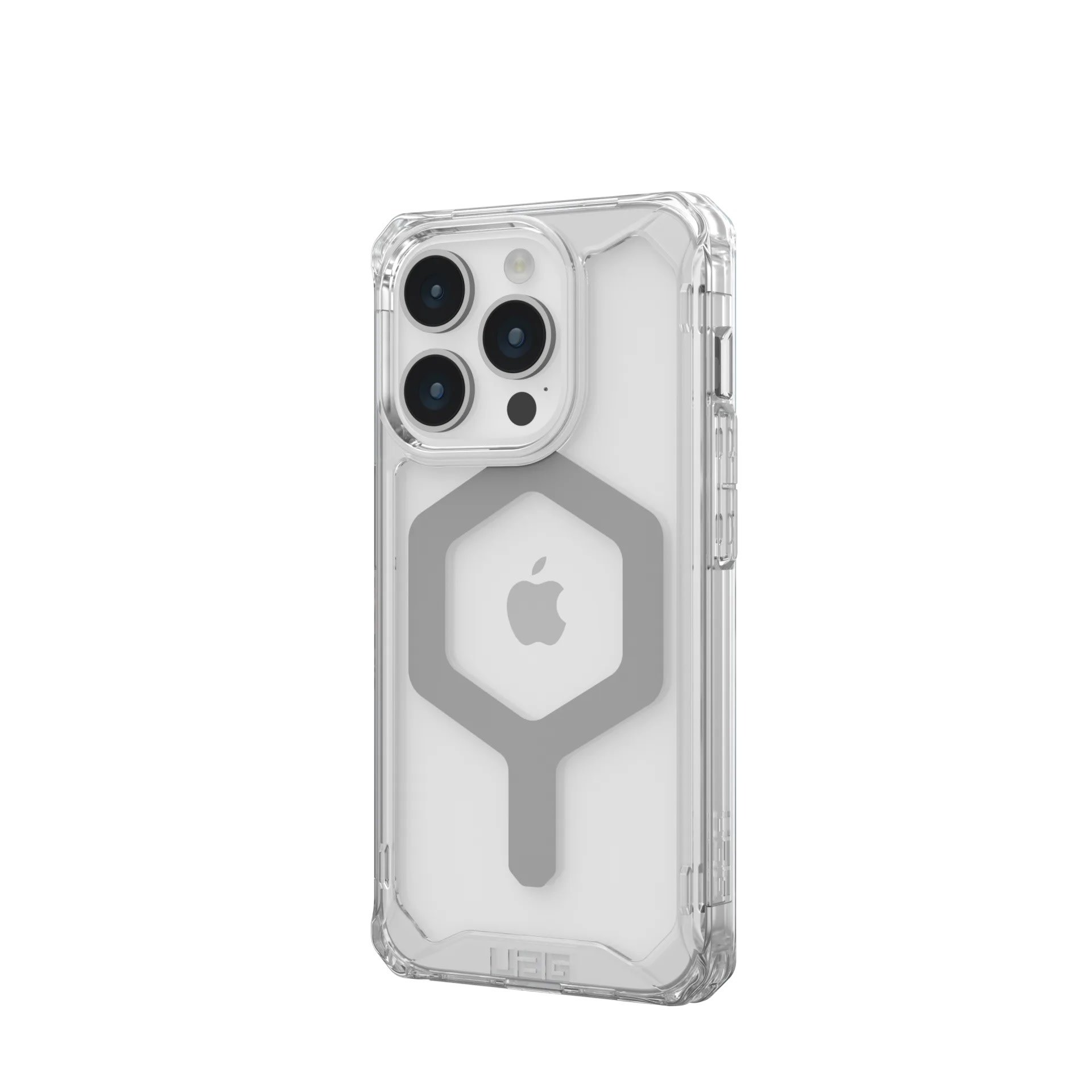 UAG Plyo MagSafe Case for iPhone 15 Pro - Ice/Silver