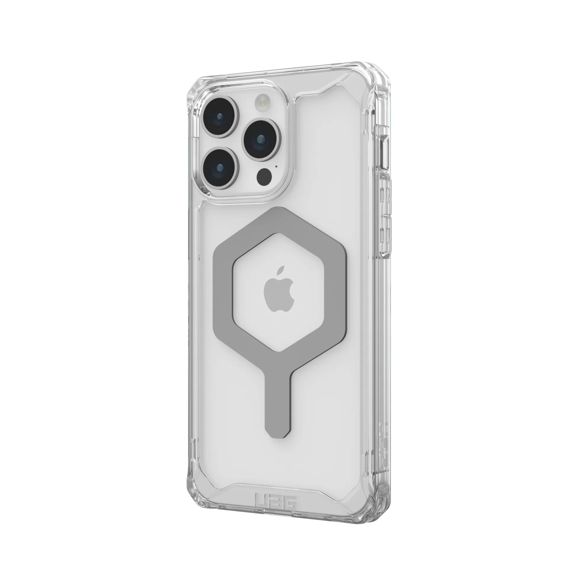 UAG Plyo MagSafe Case for iPhone 15 Pro Max - Ice/Silver