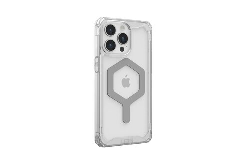 UAG Plyo MagSafe Case for iPhone 15 Pro Max - Ice/Silver