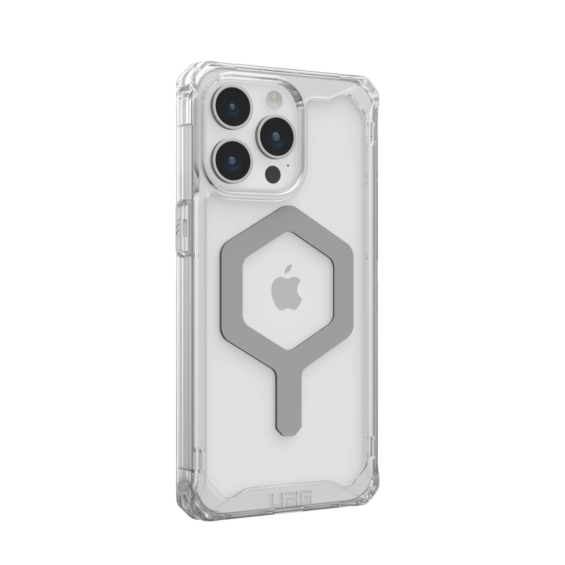 UAG Plyo MagSafe Case for iPhone 15 Pro Max - Ice/Silver