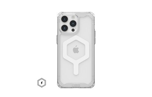 UAG Plyo MagSafe Case for iPhone 15 Pro Max - Ice/White