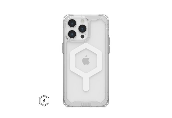 UAG Plyo MagSafe Case for iPhone 15 Pro Max - Ice/White