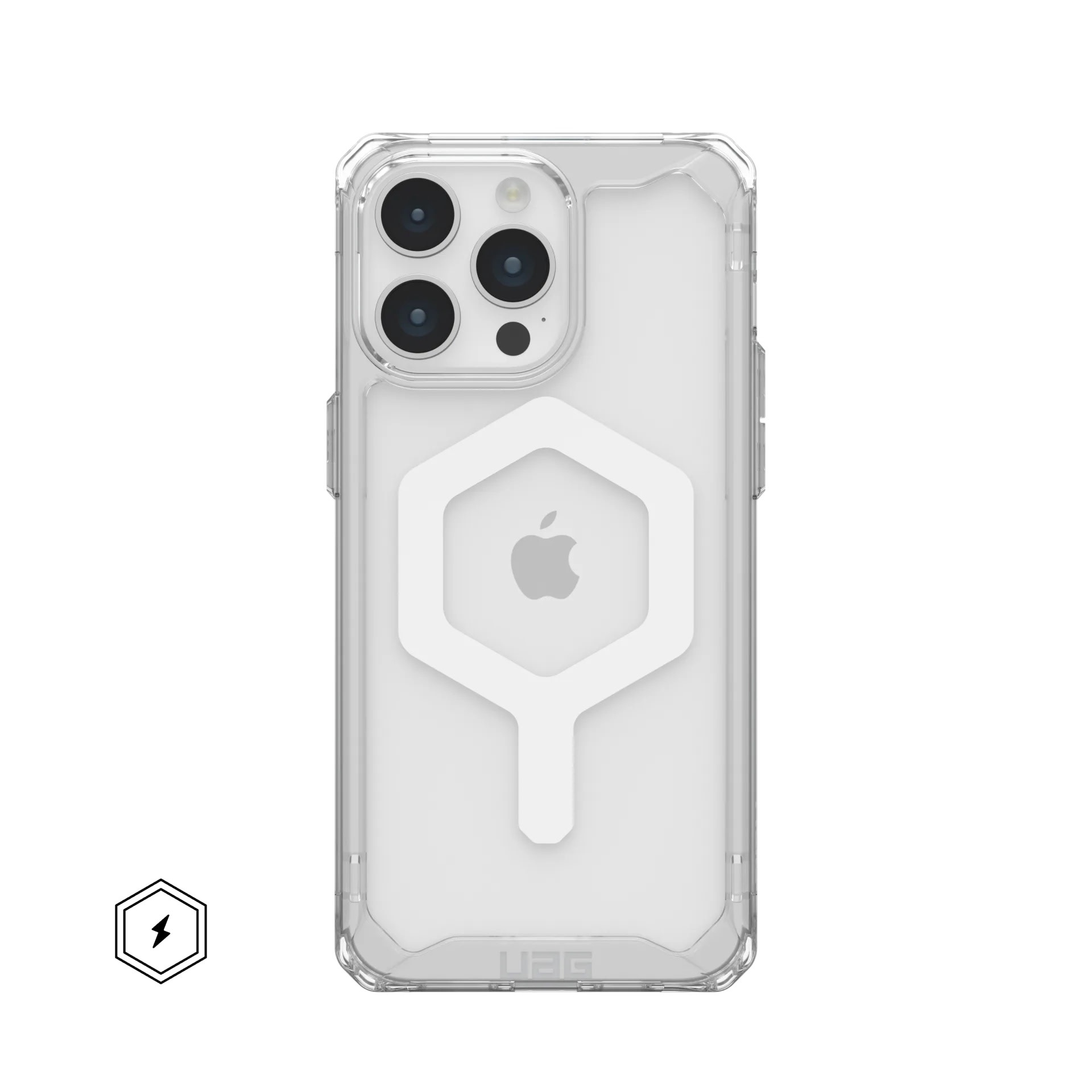 UAG Plyo MagSafe Case for iPhone 15 Pro Max - Ice/White