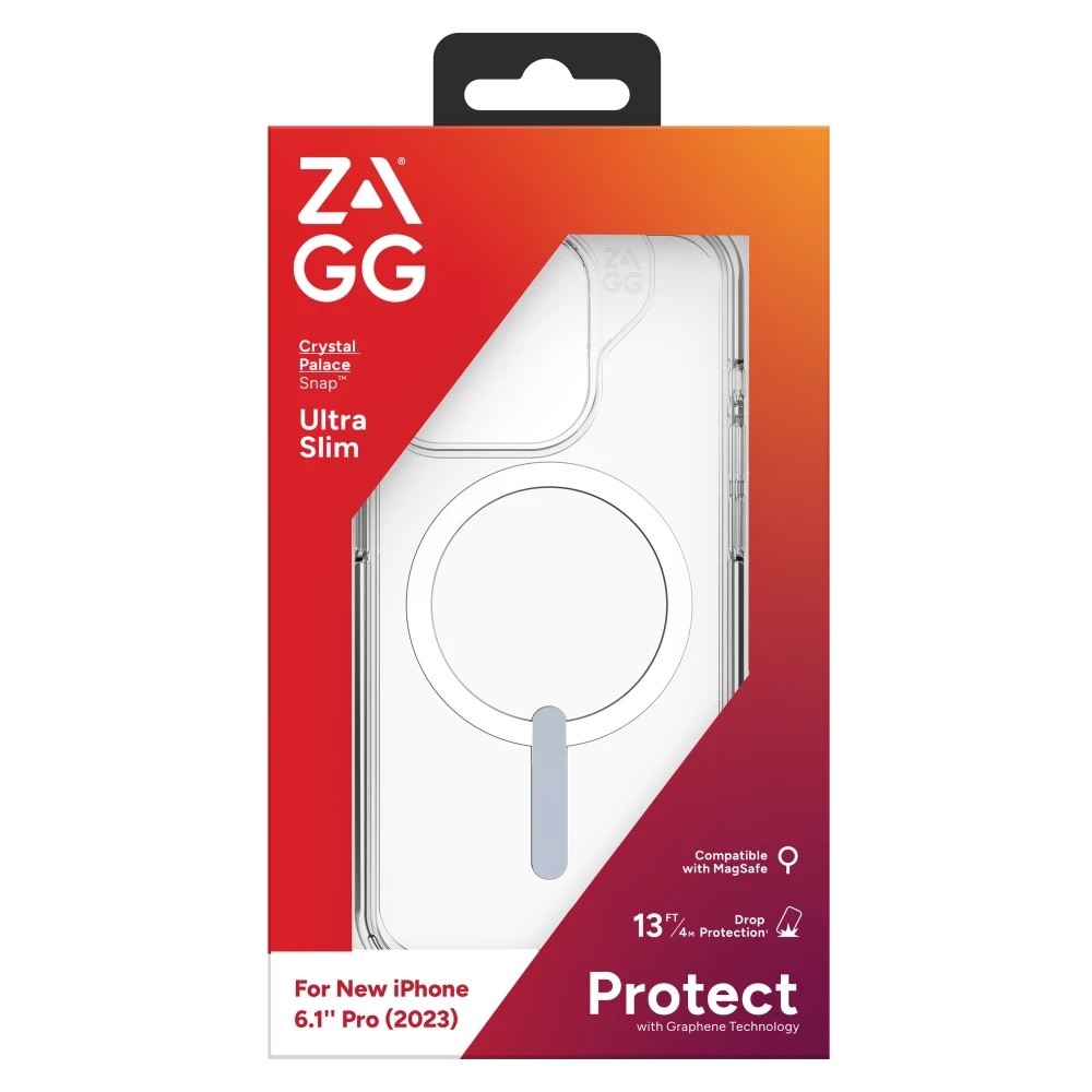ZAGG Crystal Palace Snap Case for iPhone 15 Pro - Clear