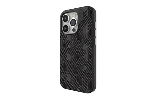 ZAGG London Snap MagSafe Case for iPhone 15 Pro - Black Geo