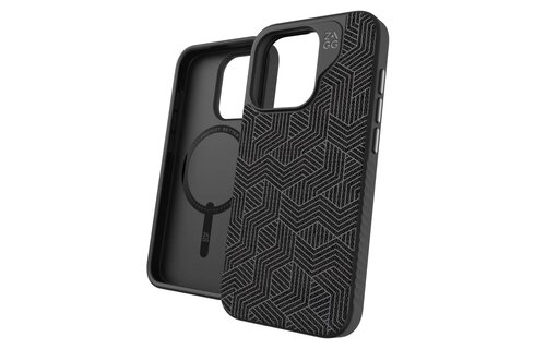ZAGG London Snap MagSafe Case for iPhone 15 Pro - Black Geo
