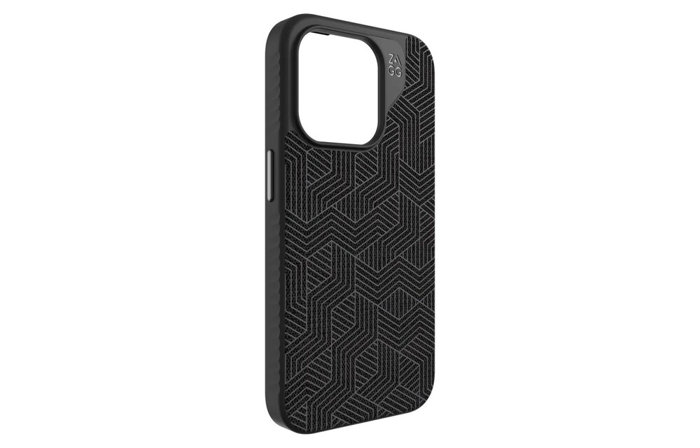 ZAGG London Snap MagSafe Compatible Case with Stylish Fabric Exterior for  Apple iPhone 15 Pro Max Black 702311754 - Best Buy