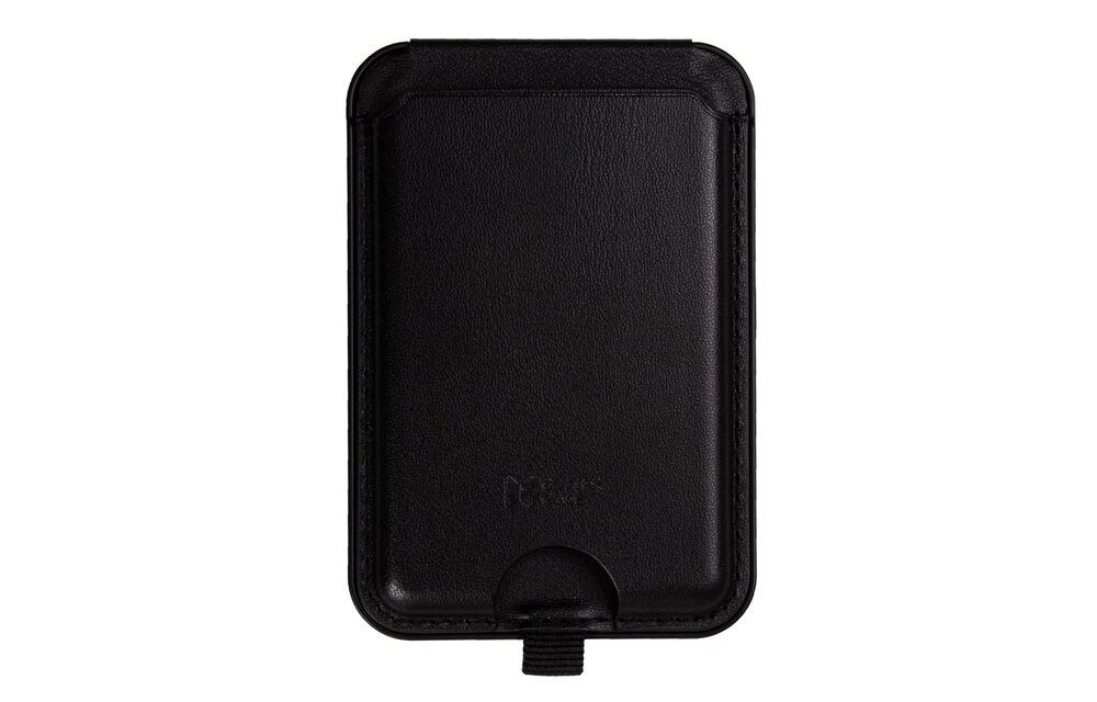 Buttercase Magnetic MagSafe Leather Card Holder with Stand - Onys Black