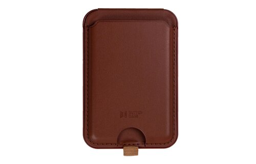 Buttercase Magnetic MagSafe Leather Card Holder with Stand - Saddle Brown