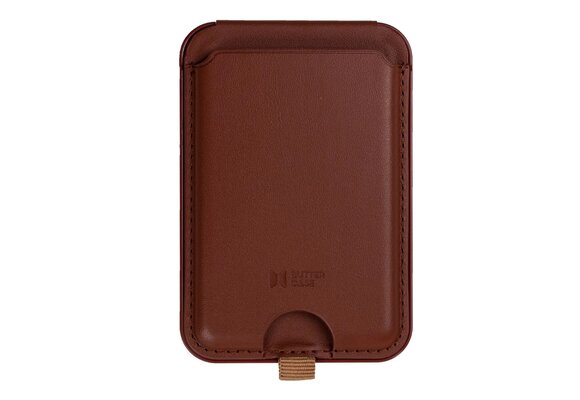 Buttercase Magnetic MagSafe Leather Card Holder with Stand - Saddle Brown