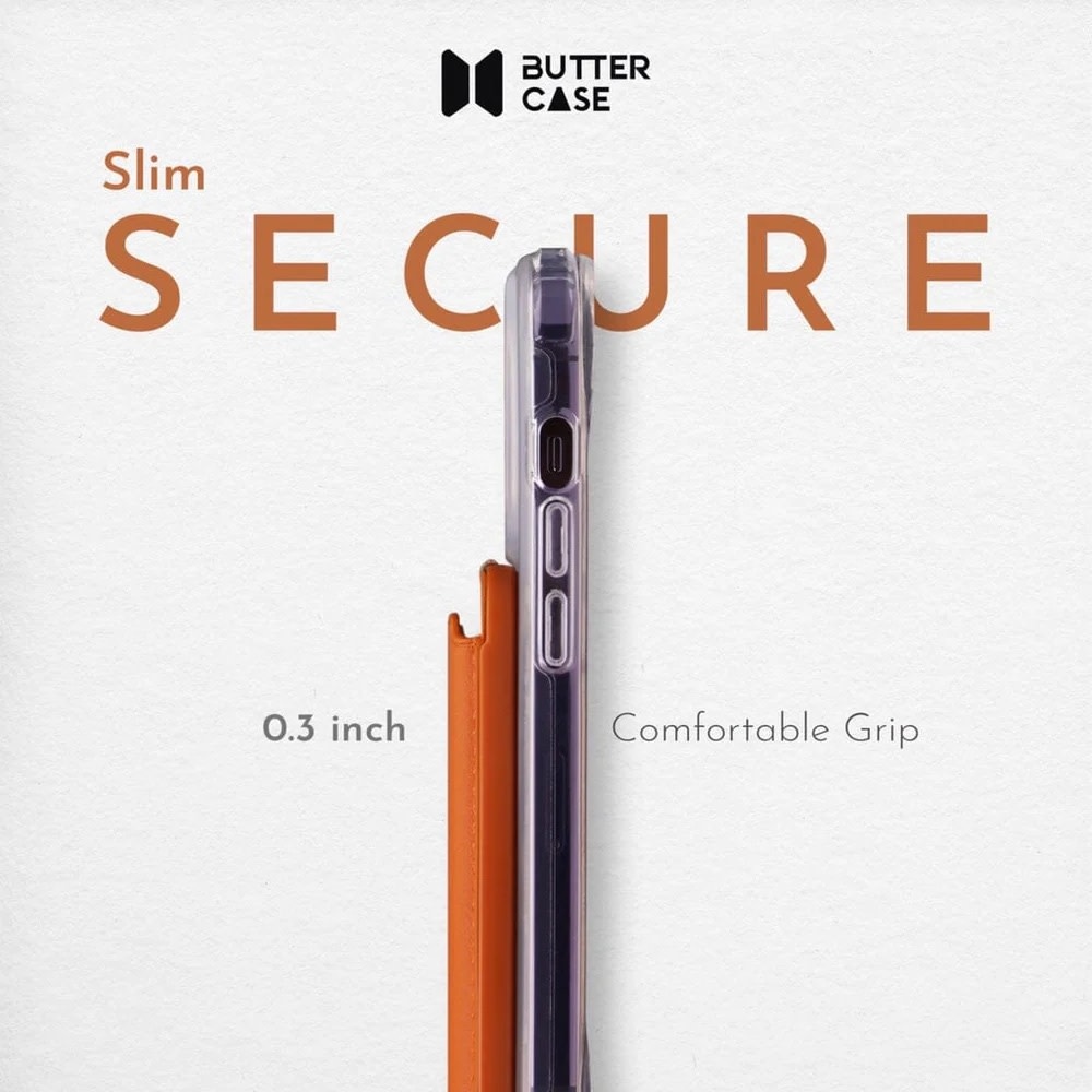 Buttercase Magnetic MagSafe Leather Card Holder with Stand - Saddle Brown