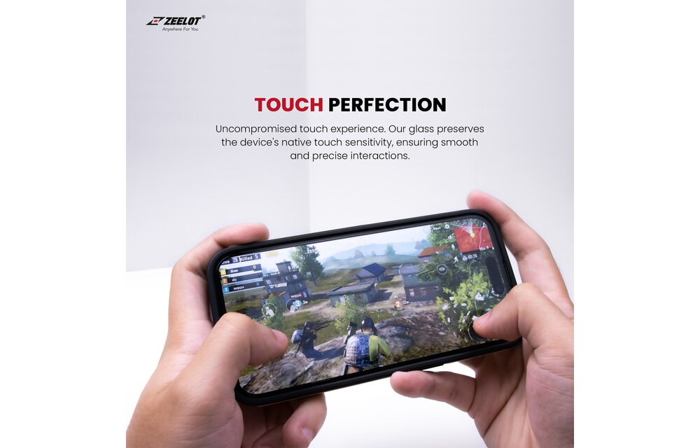 Zeelot 2.5D+ Solidsleek Screen Protector for iPhone 15 Pro Max - Clear Matte