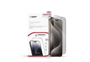 Zeelot 2.5D+ Solidsleek Screen Protector for iPhone 15 Pro Max - Privacy