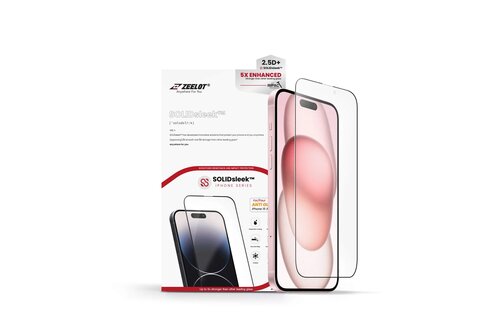 Zeelot 2.5D+ Solidsleek Screen Protector for iPhone 15 - Matte