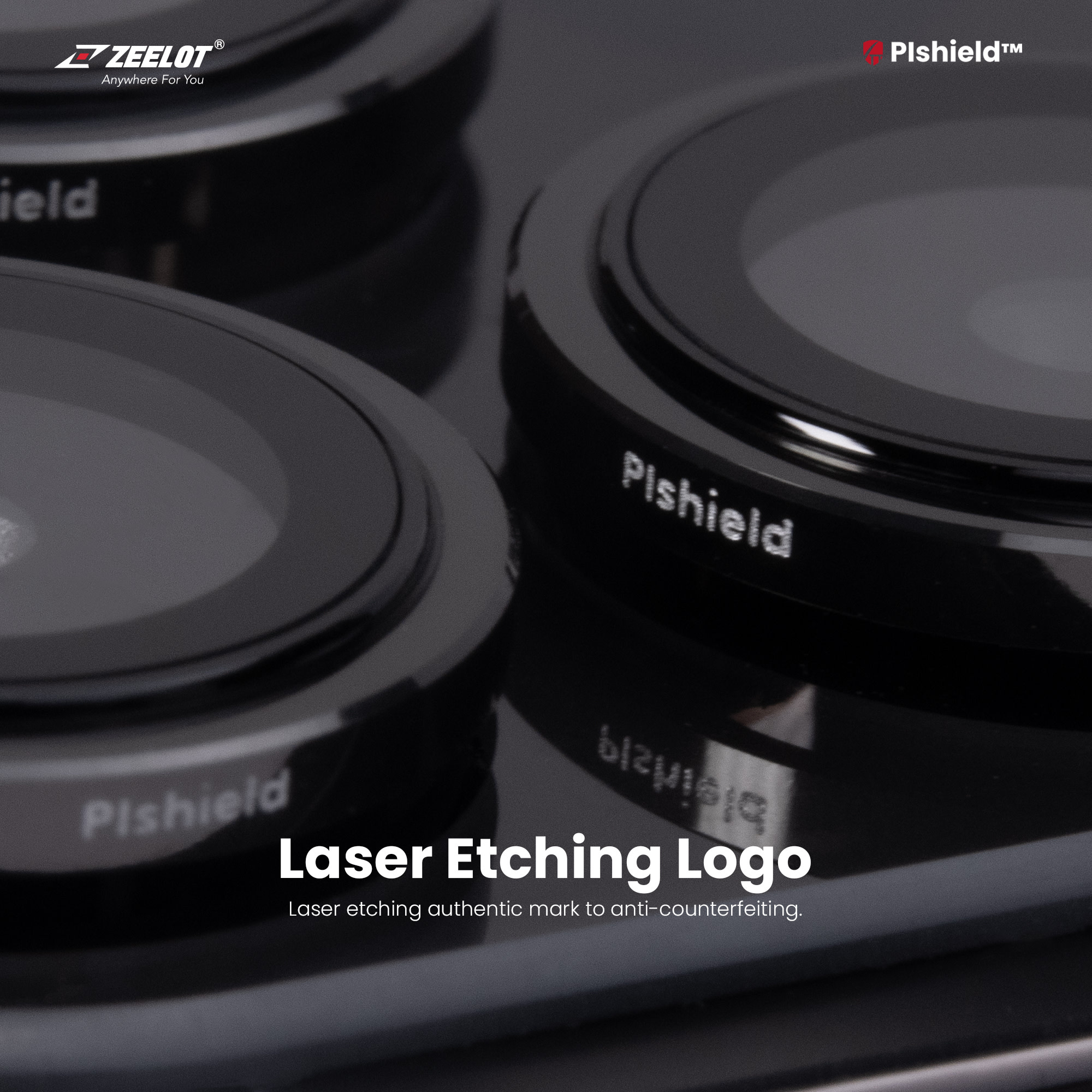 Zeelot Pishield Titanium Alloy Lens Protector for iPhone 15 / 15 Plus - Iridescent