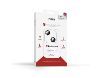 Zeelot Pishield Titanium Alloy Lens Protector for iPhone 15 / 15 Plus - Light Yellow