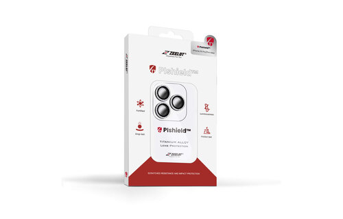 Zeelot Pishield Titanium Alloy Lens Protector for iPhone 15 Pro / 15 Pro Max - Diamond